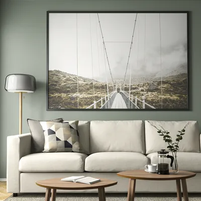 BJÖRKSTA картина с рамой Другая сторона моста/черный 200x140 см | IKEA  Lietuva
