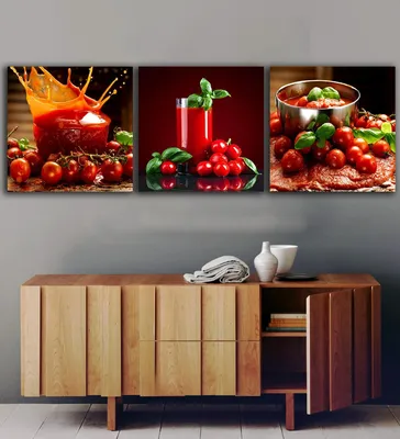 Картины для кухни, фруктовый сок, 3 панели, современное искусство,  настенные картины для гостиной без рамки - купить по выгодной цене |  AliExpress