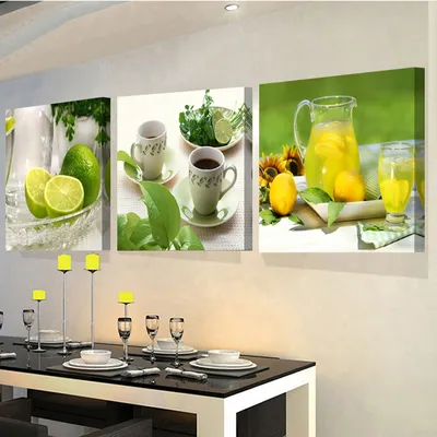 Картины В Интерьере Кухни: 205+ (Фото) Видов На Стену