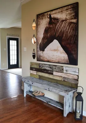 Для всех кто любит лошадей: 20 идей картин и фотографий и картин лошадей в  доме