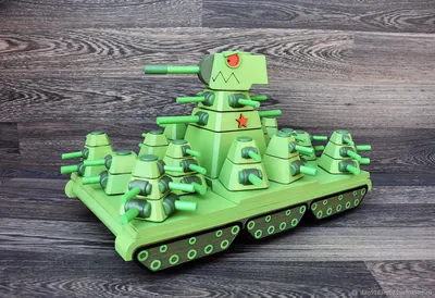 Танк КВ-44 игрушка из дерева – заказать на Ярмарке Мастеров – O8I1ERU |  Техника и роботы, Кукмор