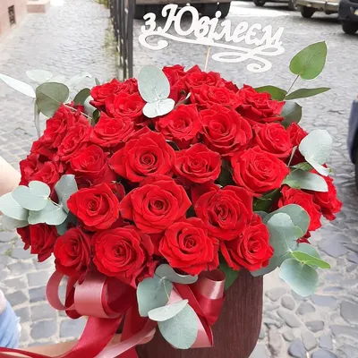 Цветы в коробке, Цветы и подарки в Ужгороде, купить по цене 5990 руб, Цветы в коробке в La fleur с доставкой | FlowWoW