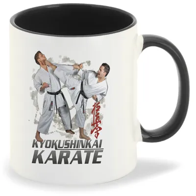 Кружка CoolPodarok Kyokushinkai karate Карате кёкусинкай, арт 600007632648,  цена 416 р., фото и отзывы | studio11.ru