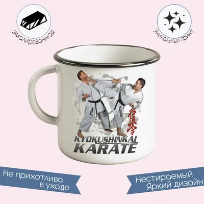 Металлическая кружка CoolPodarok Kyokushinkai karate Карате кёкусинкай -  купить по выгодной цене | AliExpress