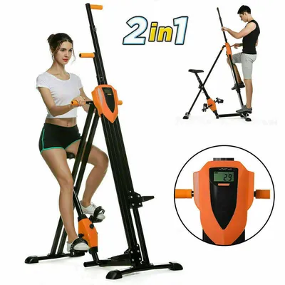 Тренажер-ступеньки или степпер ANCHEER Vertical Climber Folding Compact  Stair Exercise Machine Cardio Workout@ - 313393851653 - купить на eBay.com  (США) с доставкой в Украину | Megazakaz.com