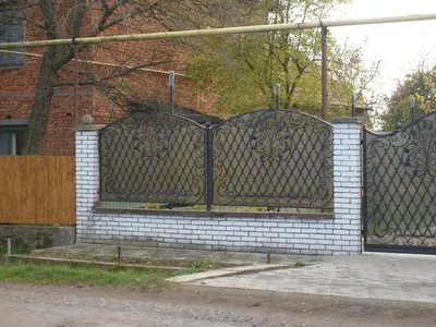 Купить Кованый забор П-13 в Сумской области от компании "ЭДЕМ" - 673147248