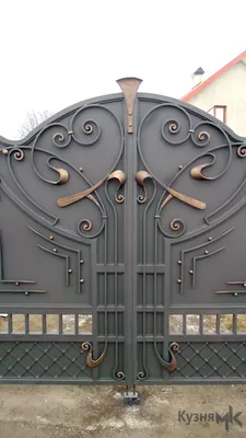 Кованые ворота и откатные ворота во Львове - Кузница МК