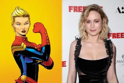 Обои Captain Marvel, Капитан Марвел, Brie Larson, Бри Ларсон картинки на  рабочий стол, раздел девушки - скачать