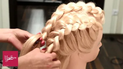 Прическа с плетением \"колосок\" на каждый день. Плетение косы. Everyday  hairstyle tutorial. - YouTube