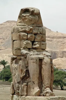 Колоссы Мемнона в Луксоре. Египет. Описание, фото, координаты.