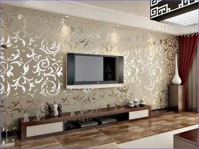 Сочетание обоев в интерьере гостинной » Современный дизайн на Vip-1gl.ru