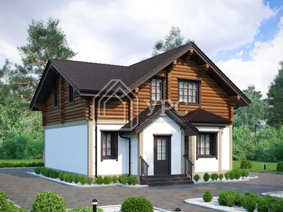 Комбинированный дом А-022 два этажа 142 м2 купить в Екатеринбурге