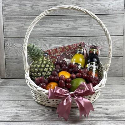 Подарочная корзина с фруктами «Лукум» — магазин подарков Макс-ГИФТ