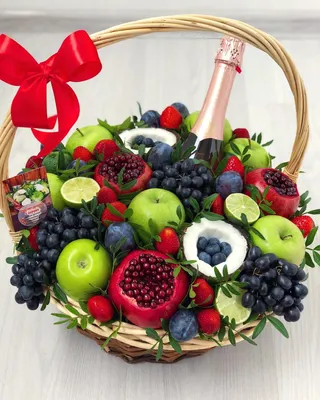 Корзина из фруктов | Food bouquet, Christmas crafts diy gifts, Fruit  bouquet ideas