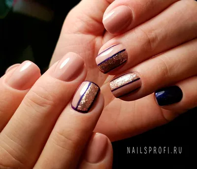 Коррекция под лак + шеллак + дизайн - Студия красоты \"NailsProfi\"