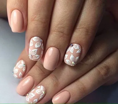 Nail Art #3121 - Best Nail Art Designs Gallery | BestArtNails.com | Beige  nails, Shellac nail art, Beige nail art