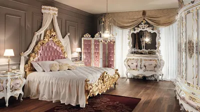 Королевская спальная мебель фото