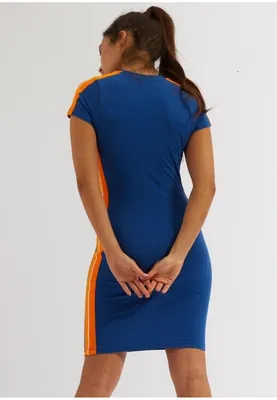 Синее платье с оранжевыми вставками Ellesse – купить в Киеве, Харьков,  Одесса Украина