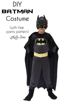 DIY Batman Costume - Melly Sews | Batman costume diy, Batman costume for  boys, Batman diy