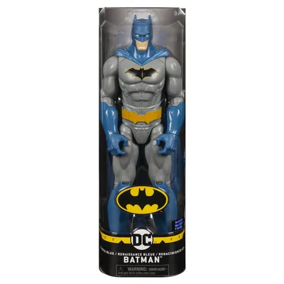 Игрушка Batman \"Бэтмен\" фигурка Бэтмена в синем костюме, 30 см Spin Master  6056689