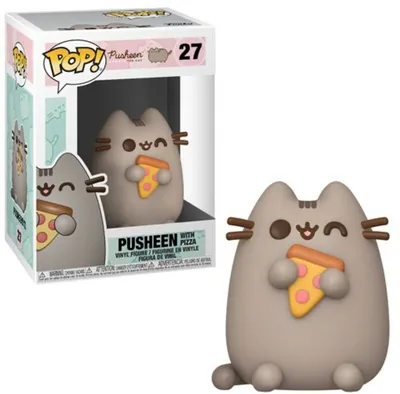 Фигурка Funko Pop Кот Пушин с пиццей №27 (Funko Pop! Pusheen: with Pizza) -  купить недорого в интернет-магазине игрушек Super01