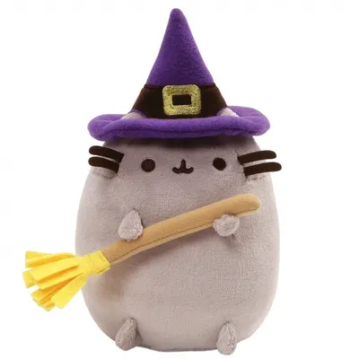 Мягкая игрушка Кот Пушин ведьма (GUND Pusheen Witch Halloween Cat) - купить  недорого в интернет-магазине игрушек Super01