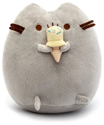 Мягкая игрушка кот Пушин кэт Pusheen cat S\u0026T с Мороженым в лапках 18 х 15  см Серый (n-68) – низкие цены, кредит, оплата частями в интернет-магазине  ROZETKA | Купить в Украине: Киеве,