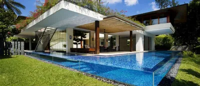 Типовые и индивидуальные проекты домов с бассейном: нюансы выбора
