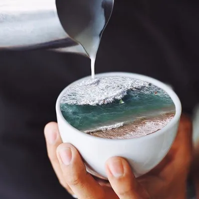 Кофе на берегу моря - 60 фото