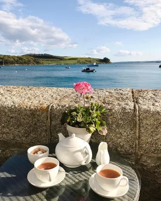 Чашечка ароматного кофе с пироженкой, на берегу моря - что может быть  лучше!️ Фото:... - Городской Портал Сочи