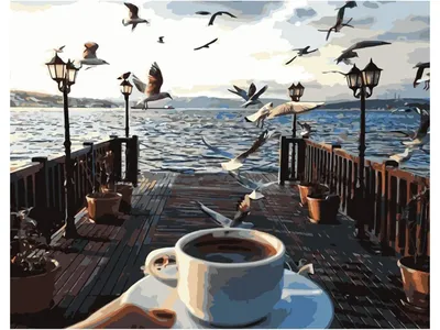 Проведение Чашку Турецкого Кофе Против Видом На Море В Стамбуле Турция —  стоковые фотографии и другие картинки Турецкий кофе - iStock