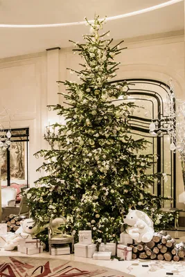 Самые красивые новогодние елки в мире | ELLE