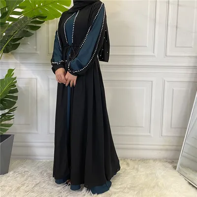 Eid Mubarak Элегантный Модный мусульманский женский хиджаб платье кафтан  Турция Исламская одежда женские красивые ансамбли скромный Халат - купить  по выгодной цене | AliExpress