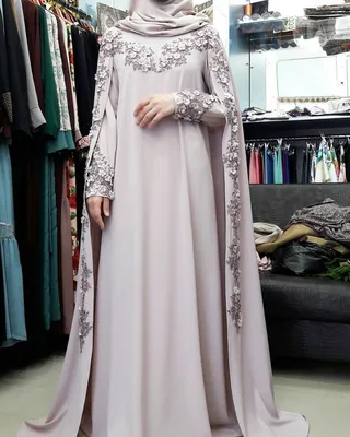 Красивые женские мусульманские платья - 88 фото