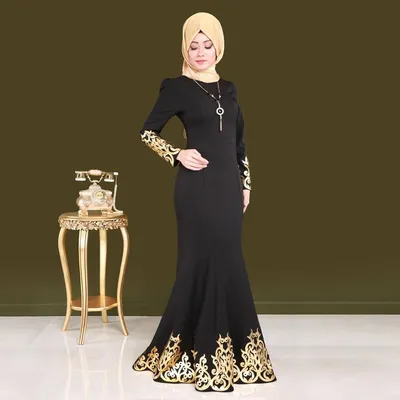 Самые красивые мусульманские платья - 65 фото