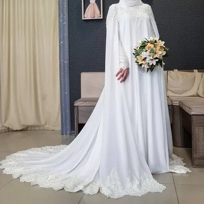 Свадебные мусульманские платья (56 фото)