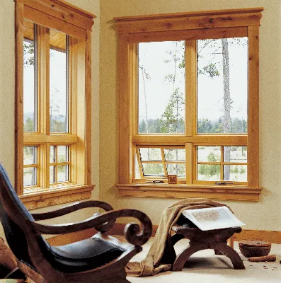 Красивые деревянные окна - 72 фото