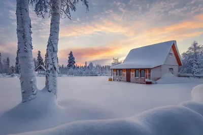 Красивые картинки в деревне зима (36 фото) • Развлекательные картинки