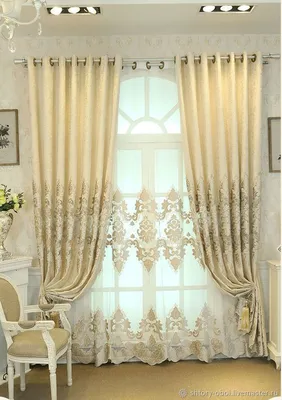 Красивые шторы в гостиную или спальню на заказ – заказать на Ярмарке  Мастеров – I100RBY | Шторы, Москва