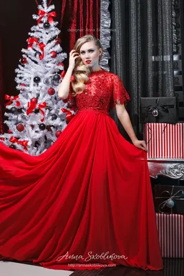 Роскошное красное платье | Anna Skoblikova - Свадебные платья - Вечерние  Платья