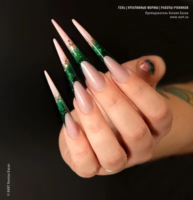 Гель, креативные формы | Дизайнерские ногти, Ногти, Красивые ногти