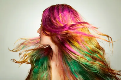 Цветные волосы: модные идеи на любую длину и цвета волос