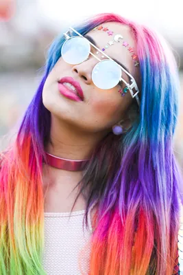 Цветные волосы: модные идеи на любую длину и цвета волос