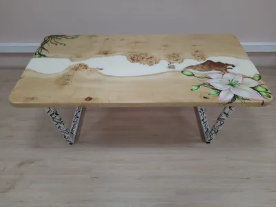 Необычные столы из дерева | Столы из слэба и эпоксидной смолы