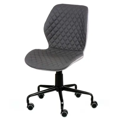 Офисное компьютерное кресло без подлокотников на металлической крестовине  RAY grey серый, цена 3739 грн — Prom.ua (ID#617542727)