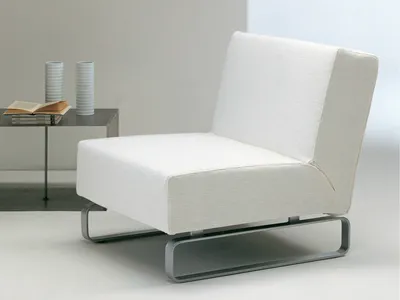 Кресло-кровать без подлокотников: с ящиком, выкатное, узкое, раскладное