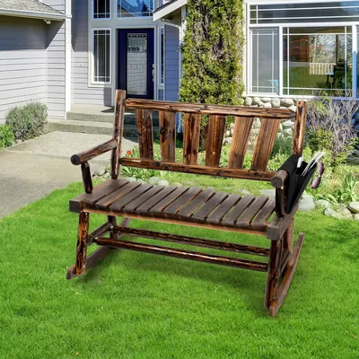 Деревянное уличное кресло-качалка в античном стиле, деревянное кресло-качалка  для прихожей, скамейка для палубы, балкона, сада или для использования в  помещении - купить по выгодной цене | AliExpress