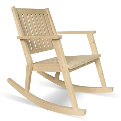 Купить Кресло - качалка садовое из дерева МР-14 в интернет-магазине  Wooden-World