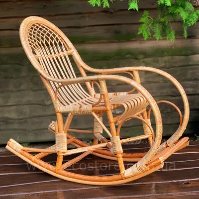 Кресло-качалка из лозы \"Подростковая\" (бесплатная доставка): продажа, цена  в Житомире. Кресла-качалки от \"ecostore.com.ua\" - 14323570