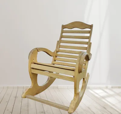 ᐉ Кресло-качалка из натурального дерева Сосна